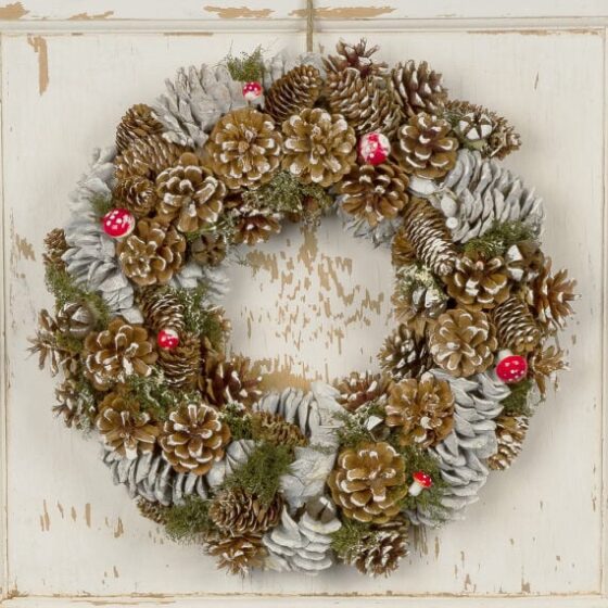 Christmas Toadstool Wreath