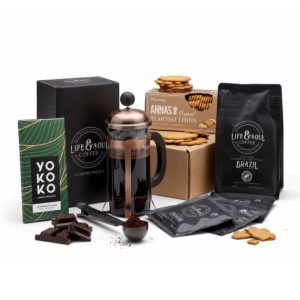 Luxury Cafetiere and Treats Box